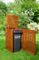 Preview: Bremer Mülltonnenbox -Standard- Teak 120 l  / Einzel